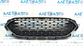 Решетка радиатора grill Ford Escape MK4 20-22 сетка черн глянец, хром обрамление
