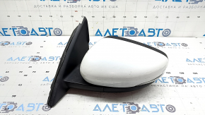 Зеркало боковое левое в сборе Ford Escape MK4 20-22 12 пинов, подогрев, поворотник, память, BSM, белое, царапины