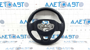 Руль голый Ford Escape MK4 20-22 кожа черный, под подогрев, без кнопок, без накладки