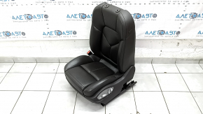 Водительское сидение Porsche Macan 15-18 с airbag, электрическое, подогрев, вентиляция, кожа серая achatgrau, царапины, надрывы, потерто