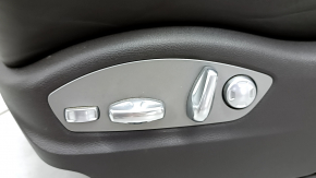 Водительское сидение Porsche Macan 15-18 с airbag, электрическое, подогрев, вентиляция, кожа серая achatgrau, царапины, надрывы, потерто