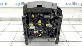 Водительское сидение Porsche Macan 15-18 с airbag, электрическое, подогрев, вентиляция, кожа серая achatgrau, царапины, надрывы, потерто