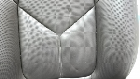Пассажирское сидение Porsche Macan 15-18 с airbag, электрическое, подогрев, вентиляция, кожа серая achatgrau, царапины, надрыв, вмятины