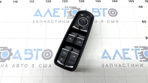 Управление стеклоподъемником передним левым Porsche Macan 15-26 черное с хром, автоскладывание, под BSM, сломаны крепления