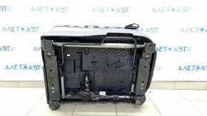 Scaune spate, rândul 2, stânga, Ford Escape MK4 20-22, fără airbag, piele, bej cu negru, perforație, cu cotieră și centură, căptușeală crăpată