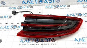 Фонарь внешний крыло правый Porsche Macan 15-18 светлый, паутинка, царапина