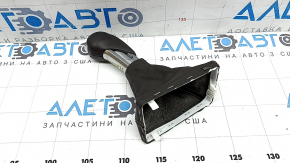 Ручка АКПП Porsche Macan 15-18 кожа серая achatgrau, царапины