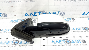 Зеркало боковое левое в сборе BMW X5 G05 19-23 9 пинов, поворотник, подогрев, память, автозатемнение, BSM, камера, белое, царапины