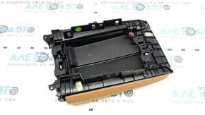 Подлокотник BMW X5 G05 19-22 кожа кожа коричневая COGNAC с подогревом, царапины, под чистку, примята кожа