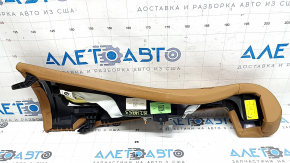 Подушка безопасности airbag заднего левого сиденья BMW X5 G05 19-23 кожа коричневая COGNAC, под чистку