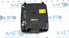 Плафон освещения передний BMW X5 G05 19-22 под панораму, черный, с накладкой, тип 2, трещины, царапины