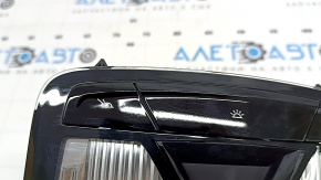 Плафон освещения передний BMW X5 G05 19-22 под панораму, черный, с накладкой, тип 2, трещины, царапины