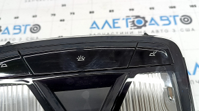 Плафон освещения передний BMW X5 G05 19-22 под панораму, черный, с накладкой, тип 2, трещины, царапины