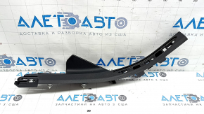 Ornamente prag spate dreapta BMW X5 G05 19-24 negru cu inserție cromată BMW, cu iluminare din spate, oxidat