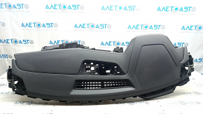 Торпедо передняя панель с AIRBAG Audi E-Tron 19-23 черная