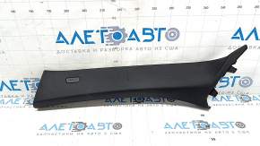 Накладка передней стойки левая верхняя BMW X5 G05 19-23 черная, с заглушкой, царапины