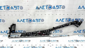 Накладка передней панели правая BMW X5 G05 19-23 серая, с подсветкой, царапины на хроме, вмятина