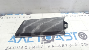Ornamente panou frontal stânga sus Audi E-Tron 19-23 lemn gri închis cu bandă cromată