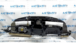 Торпедо передняя панель с AIRBAG Lexus ES300h ES350 13-18 черная с бежевыми накладками
