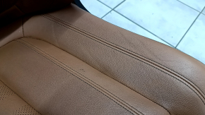 Scaun șofer BMW X5 G05 19-23 cu airbag, electric, încălzit, memorie, sport, piele maro COGNAC, curățabil chimic, uzat
