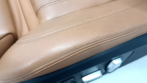 Scaun șofer BMW X5 G05 19-23 cu airbag, electric, încălzit, memorie, sport, piele maro COGNAC, curățabil chimic, uzat