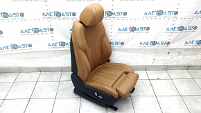 Пассажирское сидение BMW X5 G05 19-23 с airbag, электрическое, подогрев, Sport, кожа коричневая COGNAC, под химчистку