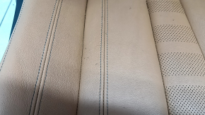 Scaun pasager BMW X5 G05 19-23 cu airbag, electric, încălzit, sport, piele maro COGNAC, curățabil chimic