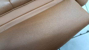Scaun pasager BMW X5 G05 19-23 cu airbag, electric, încălzit, sport, piele maro COGNAC, curățabil chimic