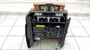 Scaun pasager BMW X5 G05 19-23 cu airbag, electric, încălzit, sport, piele maro COGNAC, curățabil chimic