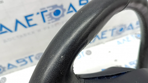 Руль голый BMW X5 G05 19-26 кожа черная с подогревом, под лепестки, Sport, царапины, расклеился, потерт