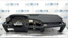 Торпедо передняя панель с AIRBAG BMW X5 G05 19-23 черная, под проекцию, тычка