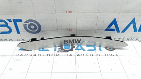 Prag ușă spate stânga BMW X5 G05 19-23 cromat BMW, cu iluminare din spate, zgârieturi, oxidat