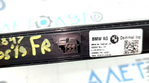 Вставка накладки порога передняя правая BMW X5 G05 19-23 хром BMW, с подсветкой, царапины