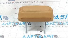 Подголовник 2 ряда центральный BMW X5 G05 19-23 кожа коричневая COGNAC, царапины