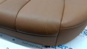Подушка заднего сидения 2 ряд BMW X5 G05 19-22 под 2 ряда, кожа коричневая COGNAC, с подогревом, вмятины, царапины, под чистку