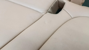 Подушка заднего сидения 2 ряд BMW X5 G05 19-22 под 2 ряда, кожа коричневая COGNAC, с подогревом, вмятины, царапины, под чистку