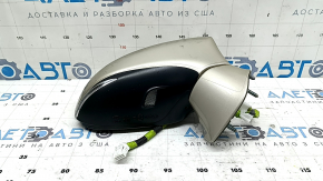 Зеркало боковое правое в сборе Lexus ES300h ES350 13-15 14 пинов, BSM, поворотник, золотое