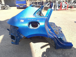 Aripă spate dreapta Porsche Macan 15-24 pe caroserie, albastră, cu proeminențe