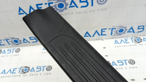 Ornamente prag interior spate dreapta Nissan Murano z52 17-24 negru, 3 dungi, zgârieturi