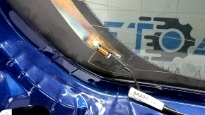 Дверь багажника голая со стеклом Nissan Murano z52 20-24 тонировка, синий RAY, вмятина, царапины на стекле