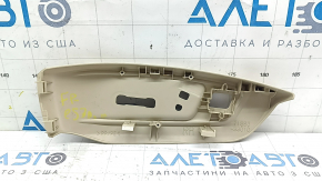 Garnitură scaun pasager lateral dreapta sus Lexus ES300h ES350 13-18 bej, sub control, uzată