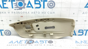 Накладка боковая водительского сидения левая верхняя Lexus ES300h ES350 13-18 бежевая, под управление, потерта