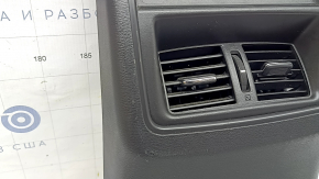 Ornamente console centrale spate Nissan Murano z52 19-24 negru cu deflector, zgârieturi
