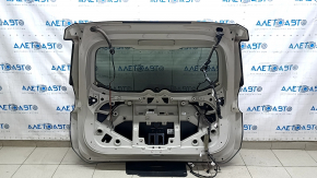 Дверь багажника голая со стеклом Nissan Rogue 14-20 тонировка, графит KAD, обрезана проводка, выгорела
