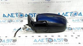 Зеркало боковое левое в сборе Nissan Murano z52 17-24 7 пинов, поворотник, подогрев, синее, потерто