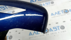 Capac oglindă laterală dreapta Nissan Murano z52 15-24 albastru, zgârieturi, piesă ruptă, suport rupt, uzat, denivelare