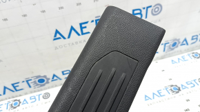 Ornamente prag interior față dreapta Nissan Murano z52 17-24 negru, 3 dungi, zgârieturi