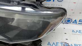 Фара передняя левая Nissan Rogue 17-20 галоген, под полировку, обрезана фишка, надломано крепление