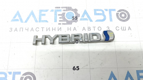 Эмблема крыла Hybrid передняя правая Toyota Prius V 12-17 сломано крепление