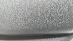 Обшивка двери карточка задняя правая Nissan Murano z52 20-24 черная с черной вставкой кожа, подлокотник черная кожа, молдинг серый глянец, с ручкой, царапины